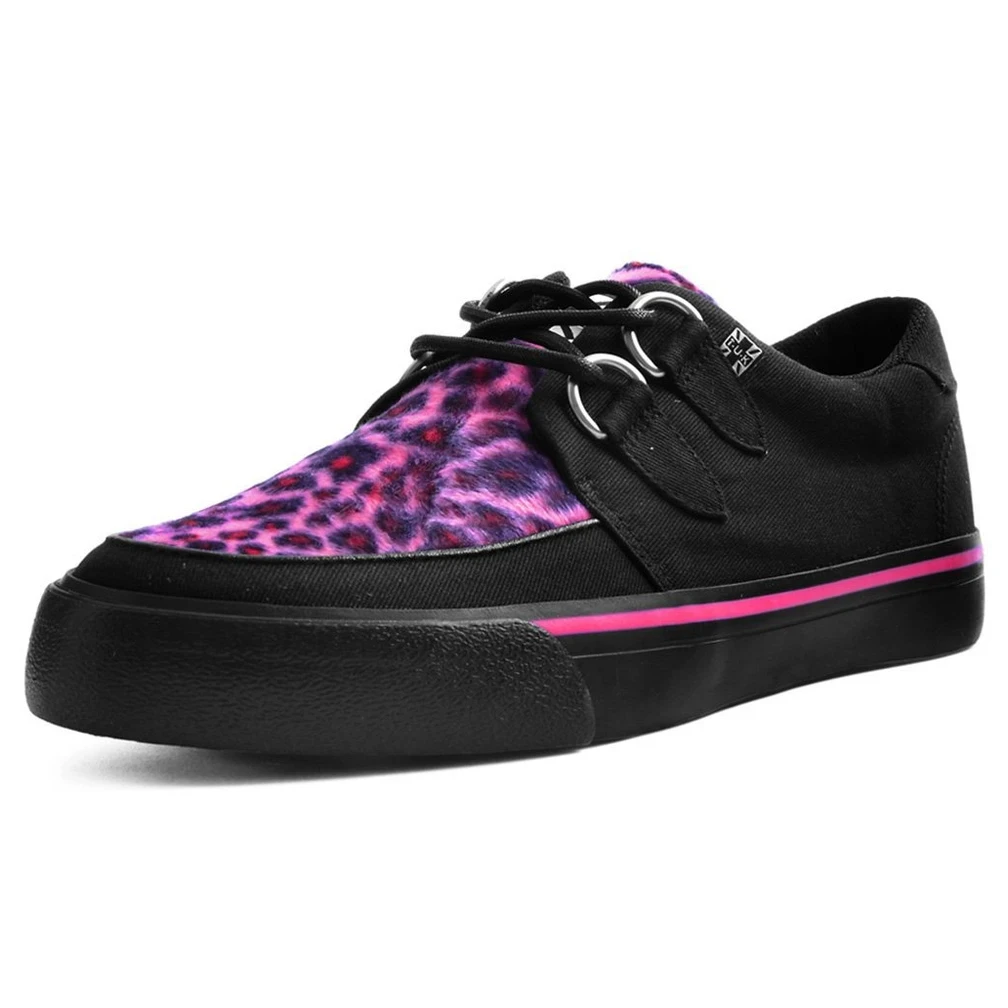 T.U.K. BLACK & PINK LEOPARD VLK SNEAKER Footwear 4 T.U.K. BLACK & PINK LEOPARD VLK SNEAKER Footwear