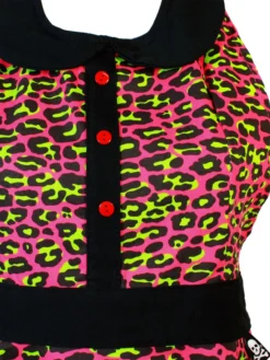 Shop Sourpuss SOURPUSS PINK LEOPARD APRON