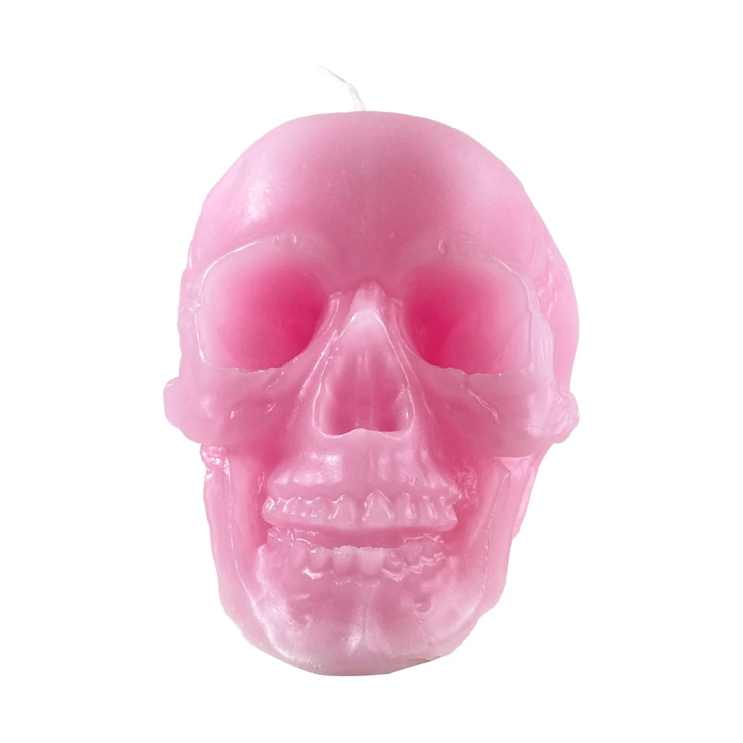 Haunted Homewares SOURPUSS ANATOMICAL SKULL CANDLE PINK 4 Haunted Homewares SOURPUSS ANATOMICAL SKULL CANDLE PINK