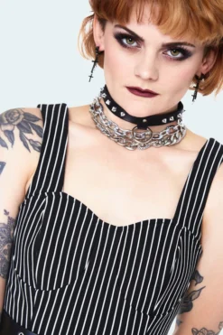 JAWBREAKER PINSTRIPE MINI SHIFT DRESS Apparel 9 JAWBREAKER PINSTRIPE MINI SHIFT DRESS Apparel