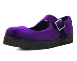 T.U.K. VELVET VIVA II MARY JANE PURPLE