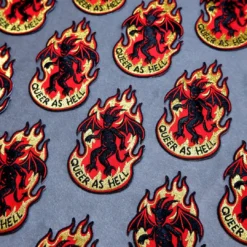 What's New CAT COVEN QUEER AS HELL EMBROIDERED PATCH