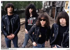 None THE RAMONES AMSTERDAM 1977 POSTER