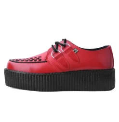 T.U.K. RED BRUSH-OFF MONDO CREEPERS 9 T.U.K. RED BRUSH-OFF MONDO CREEPERS
