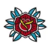 PUNKY PINS RED ROSE TATTOO INSPIRED VINYL STICKER 1 PUNKY PINS RED ROSE TATTOO INSPIRED VINYL STICKER