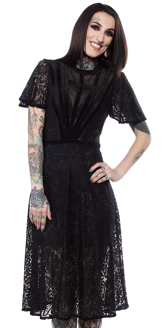RESTYLE BLACK DAHLIA DRESS Apparel 3 RESTYLE BLACK DAHLIA DRESS Apparel