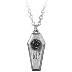 Accessories ALCHEMY OF ENGLAND RIP COFFIN NECKLACE