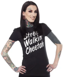 ROCK ROLL REPEAT STREET WALKIN CHEETAH TEE Apparel