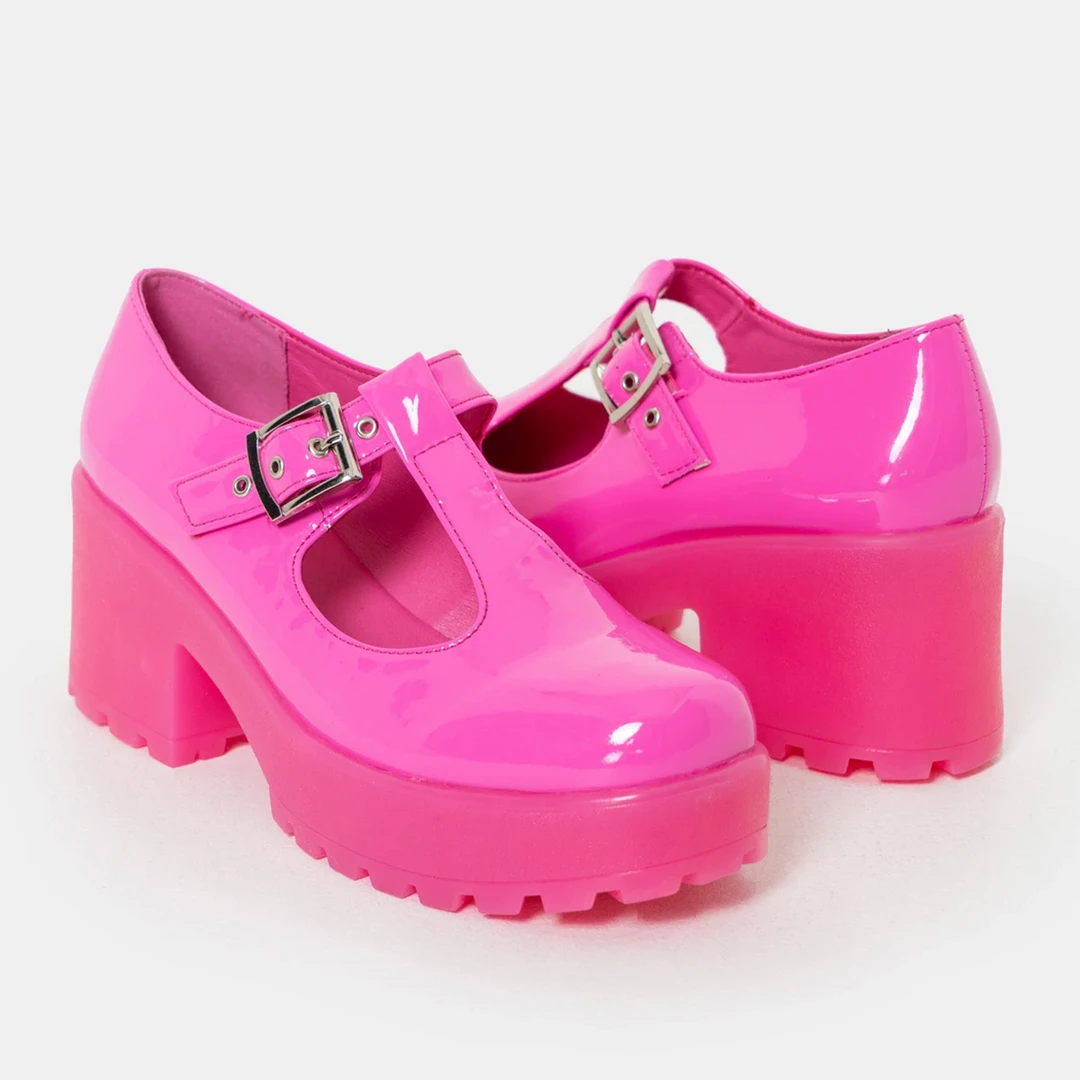 Koi Footwear KOI SAI MARY JANES STRAWBERRY BON BON PINK 3 Koi Footwear KOI SAI MARY JANES STRAWBERRY BON BON PINK