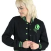 Shop Sour+Plus HELL BUNNY SAMARA JACKET BLACK/GREEN