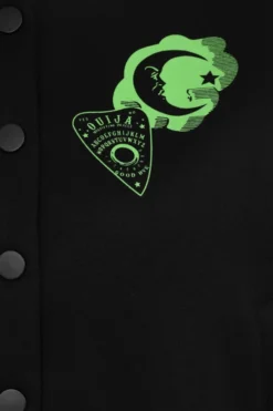 Shop Sour+Plus HELL BUNNY SAMARA JACKET BLACK/GREEN