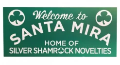 Homewares TRICK OR TREAT STUDIOS HALLOWEEN III: SEASON OF THE WITCH SANTA MIRA WOOD SIGN