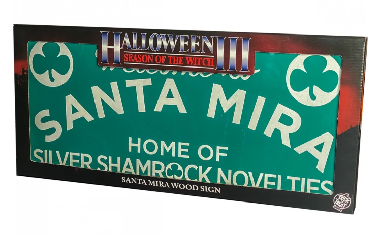 Homewares TRICK OR TREAT STUDIOS HALLOWEEN III: SEASON OF THE WITCH SANTA MIRA WOOD SIGN 4 Homewares TRICK OR TREAT STUDIOS HALLOWEEN III: SEASON OF THE WITCH SANTA MIRA WOOD SIGN