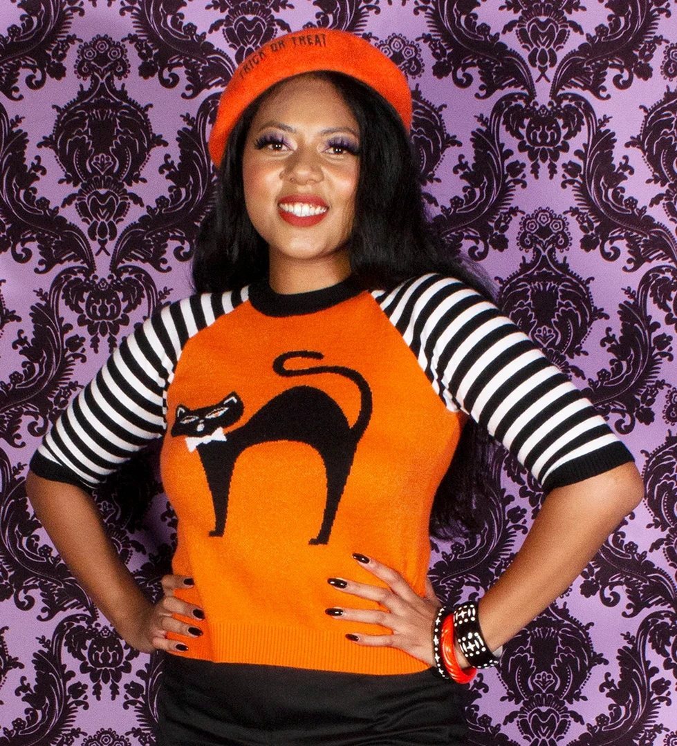 OBLONG BOX SHOP MCM SCAREDY CAT SWEATER 3 OBLONG BOX SHOP MCM SCAREDY CAT SWEATER