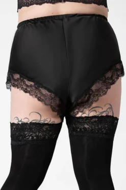 KILLSTAR SEVERINA SATIN SHORTS