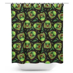 SOURPUSS CREATURE SHOWER CURTAIN Haunted Homewares 7 SOURPUSS CREATURE SHOWER CURTAIN Haunted Homewares