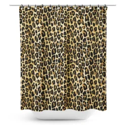 SOURPUSS LEOPARD SHOWER CURTAIN Haunted Homewares