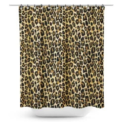 SOURPUSS LEOPARD SHOWER CURTAIN Haunted Homewares