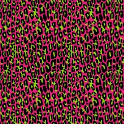 SOURPUSS PINK LEOPARD SHOWER CURTAIN Haunted Homewares