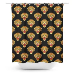 SOURPUSS JAGUAR SHOWER CURTAIN Haunted Homewares
