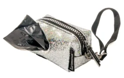 None Lifestyle POOPYCUTE DOG BAG SILVER GLITTER