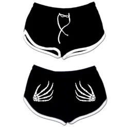 PINKY STAR SKELETON HANDS SHORTS