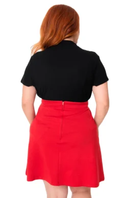 Shop Sour+Plus SMAK PARLOUR SAY IT LOUD MOD SKIRT RED