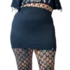 Shop Sour+Plus SOURPUSS MINI SKIRT BLACK