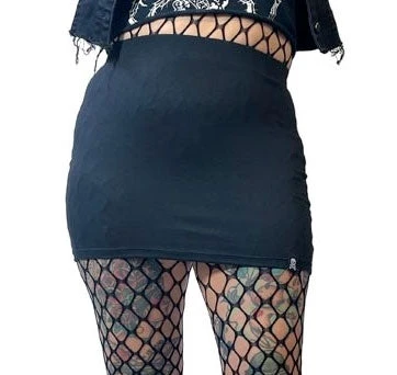 Shop Sour+Plus SOURPUSS MINI SKIRT BLACK 3 Shop Sour+Plus SOURPUSS MINI SKIRT BLACK
