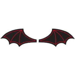 SOURPUSS BAT WINGS PATCH SET RED
