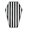 SOURPUSS COFFIN RUG BLACK/WHITE Haunted Homewares