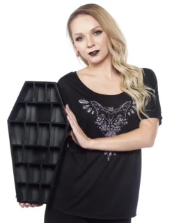 SOURPUSS COFFIN CURIO SHELF 13 SOURPUSS COFFIN CURIO SHELF