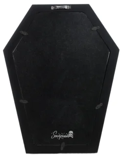 Haunted Homewares SOURPUSS COFFIN MIRROR BLACK