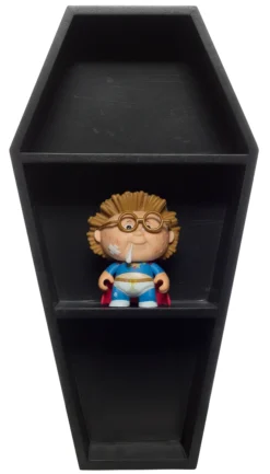 SOURPUSS COFFIN SHELF BLACK 16 SOURPUSS COFFIN SHELF BLACK