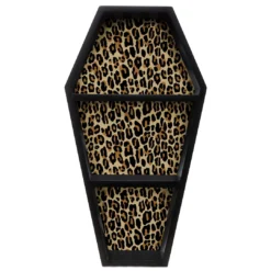 SOURPUSS LEOPARD COFFIN SHELF Haunted Homewares