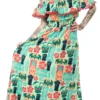 Ghouls Just Wanna Have Sun SOURPUSS KREEP A TIKI FIESTA MAXI DRESS