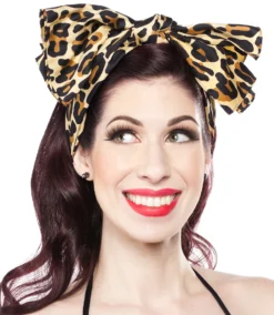 SOURPUSS LEOPARD BAD GIRL SCARF