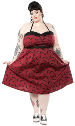 SOURPUSS LUNA BATS SPOOKSVILLE DRESS