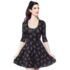 Shop Sour+Plus SOURPUSS SCORPION 3/4 SLEEVE SKATER DRESS 2 Shop Sour+Plus SOURPUSS SCORPION 3/4 SLEEVE SKATER DRESS