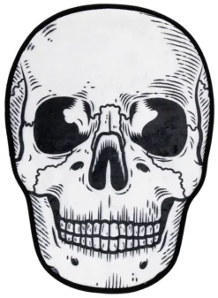 SOURPUSS SKULL BATH MAT