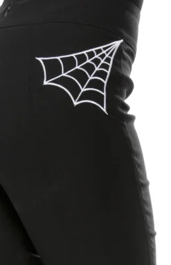 Shop Sourpuss SOURPUSS SPIDERWEB CAPRIS
