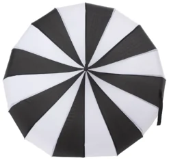 Ghouls Just Wanna Have Sun SOURPUSS PAGODA UMBRELLA BLACK/WHITE 7 Ghouls Just Wanna Have Sun SOURPUSS PAGODA UMBRELLA BLACK/WHITE