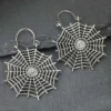 None SPIDER WEB HOOP EARRINGS 1 None SPIDER WEB HOOP EARRINGS