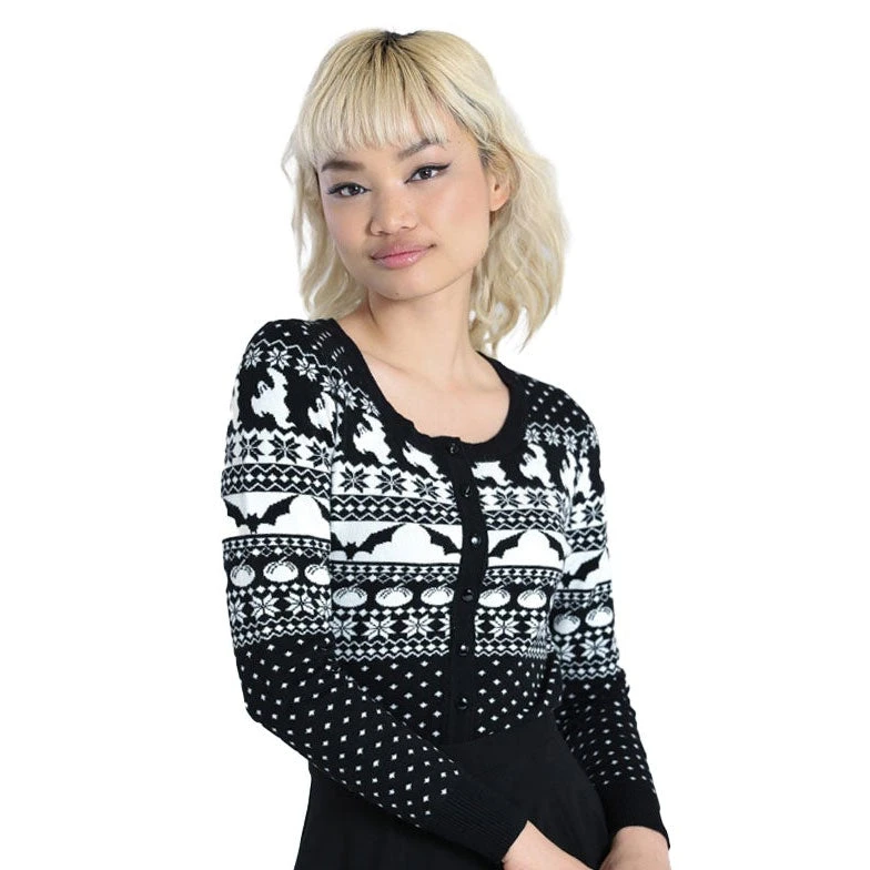 HELL BUNNY SPOOKY CARDIGAN 3 HELL BUNNY SPOOKY CARDIGAN