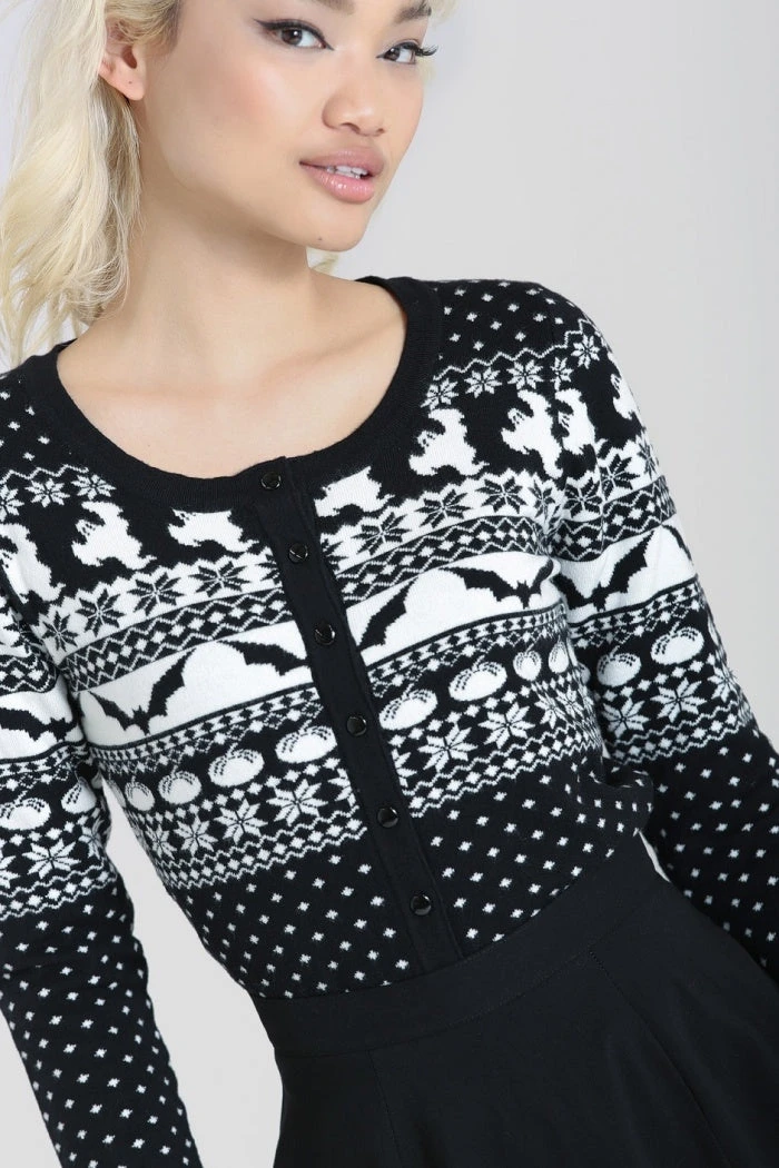 HELL BUNNY SPOOKY CARDIGAN 4 HELL BUNNY SPOOKY CARDIGAN