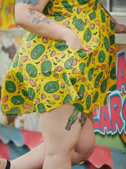 SOURPUSS SPOOKY MELONS GAUZY DRESS What's New 14 SOURPUSS SPOOKY MELONS GAUZY DRESS What's New