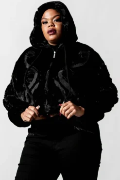 KILLSTAR STARCHILD FAUX FUR BOMBER JACKET Shop Sour+Plus