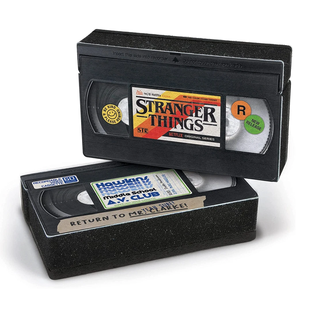 None What's New STRANGER THINGS VHS SPONGES 3 None What's New STRANGER THINGS VHS SPONGES