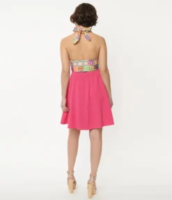 SMAK PARLOUR SWEET TALK FLARE SKIRT HOT PINK 10 SMAK PARLOUR SWEET TALK FLARE SKIRT HOT PINK