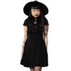 Shop Sour+Plus KILLSTAR TIED UP SKATER DRESS